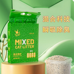 PetJoker 植物纤维混合豆腐猫砂膨润土除臭无尘6L真空包装可冲厕所