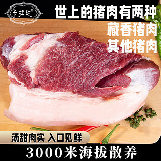 卡拉达 藏香猪腿肉500g*2 后臀尖肉红烧肉食材 黑猪肉土猪肉 源头直发