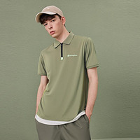 Champion 多色胶印草写 logo  短袖POLO T恤