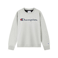 Champion 经典草写logo圆领卫衣轻薄绒