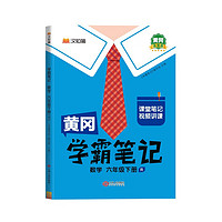 黄冈学霸笔记六年级下册 小学数学课堂笔记同步人教版课本知识大全教材解读解析总复习学习资料书 6年级下册 学霸笔记数学【人教版】