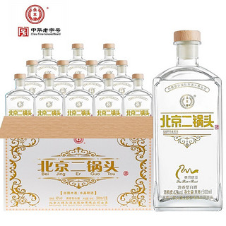 YONGFENG 永丰牌 北京二锅头清香型白酒（丝路系列）方瓶白酒 42度 500mL 12瓶 整箱装