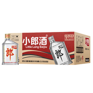 LANGJIU 郎酒 经典歪嘴小郎酒 45%vol 兼香型白酒 100ml*24瓶 整箱装