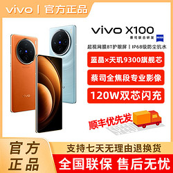 vivo X100 新品蓝晶X天玑9300旗舰芯片闪充拍照手机