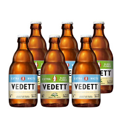 VEDETT 白熊 +白熊接骨木花 精酿啤酒组合装 330ml*6瓶