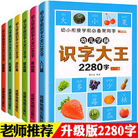 百亿补贴：全6册幼儿学前识字大王2280字 儿童汉字三岁认字书早教学前 当当