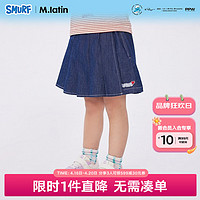 M.Latin/马拉丁童装儿童裤子24夏女小童牛仔裙裤 牛仔蓝 110cm