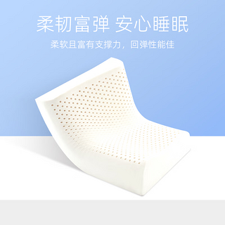 泰国进口天然乳胶枕头 清新波浪枕+内套（简装） 60*40*8/10cm
