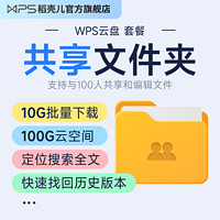 WPS云盘套餐31天云空间100G高速文件上传下载快速高效利器