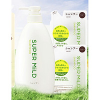 PLUS会员：SUPER MILD 惠润 绿野洗发露 600ml+替换装400ml*2（赠 洁面20g）