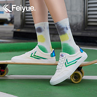 Feiyue. 飞跃 回力女鞋帆布鞋女2024春季新款百搭小白鞋学生休闲运动板鞋