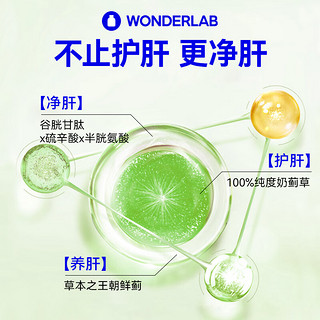 WONDERLAB奶蓟草净肝胶囊60粒*6瓶 熬夜小魔方 加班应酬常备 男性女性适用 【囤货更划算】奶蓟草胶囊60粒*6