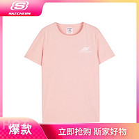 SKECHERS 斯凯奇 男女中大童|24年春夏季男女童短袖衫短袖T恤衫