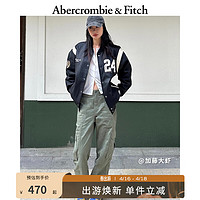 Abercrombie & Fitch 女装 潮流街头风时尚美式复古休闲多口袋运动工装裤 339910-1 橄榄绿 30R (165/76A)