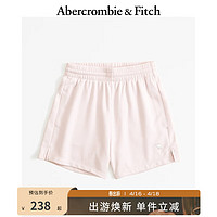 Abercrombie & Fitch 女装 24春夏小麋鹿舒适休闲毛圈布运动短裤 356841-1 浅粉色 XXS (160/60A)