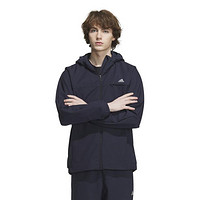 限尺码：adidas 阿迪达斯 ES+ WM  JKT男士舒适耐磨运动休闲梭织夹克