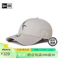 NEW ERA 纽亦华 2024夏季新款RICK AND MORTY联名棒球帽子男女弯檐网帽940 60503544-米色 OSFM