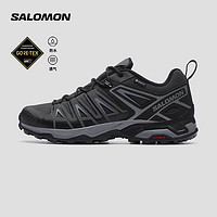 萨洛蒙（Salomon）男款 户外运动防水透气舒适减震徒步鞋 X ULTRA PIONEER GTX 墨黑色 471968 9.5 (44)