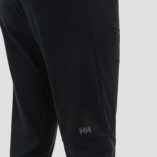 HELLY HANSEN, HH海丽汉森hh24夏男款HP系列休闲运动防晒吸湿速干基础舒适针织长裤 黑色 M