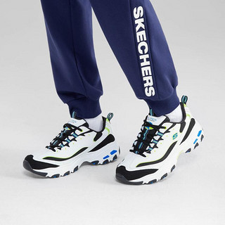 SKECHERS 斯凯奇 舒适休闲低帮男士时尚绑带运动鞋春夏季