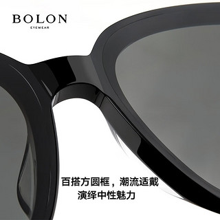 暴龙（BOLON）眼镜近视墨镜男遮阳镜女款带度数太阳镜潮TCBL3111 C10-灰色 1.56非偏光(300度以内)