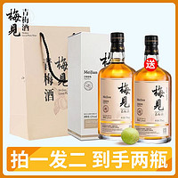 MeiJian 梅见 750ML*2瓶青梅果酒低度甜酒晚安酒梅子酒伴手礼礼盒