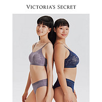 VICTORIA'S SECRET 小雏菊老花蕾丝返定杯固定薄杯无钢圈文胸内衣Ⅲ 96B7香芋紫小雏菊