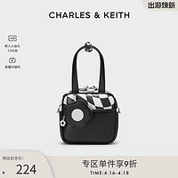 CHARLES & KEITH CHARLES&KEITH女包CK2-80671385女士草莓花朵零钱包斜挎包小方包