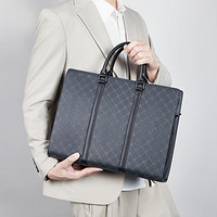 KAISER 凯撒 时尚休闲男手提包电脑包大容量男士商务公文包单肩包