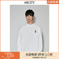 MECITY 摩登虎系列 男女款圆领卫衣 513944 黑色 170/92A