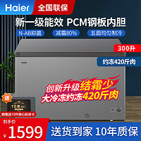 Haier 海尔 冰柜 家用商用大容量300升