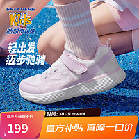 SKECHERS 斯凯奇 小学生运动鞋女孩儿童轻质防滑体训鞋透气跑步童鞋319022L