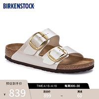 BIRKENSTOCK勃肯拖鞋平跟休闲时尚凉鞋拖鞋Arizona系列 白色/珍珠白窄版1020021 36