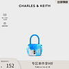 CHARLES & KEITH CHARLES＆KEITH春夏女包CK6-80781881女士压纹拼色手提迷你斜挎包