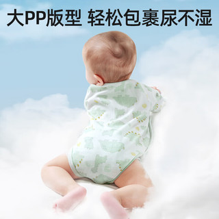 贝肽斯婴儿短袖包屁衣夏季薄款纯棉a类新生宝宝爬服三角哈衣 花间萌兔 66cm(66cm)