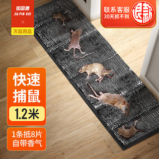 加品惠 强力粘鼠毯老鼠贴粘鼠灭鼠板捕鼠器捕鼠毯1片装QC2093