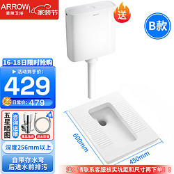 ARROW 箭牌卫浴 箭牌（ARROW）节水蹲便器