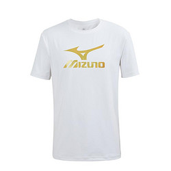 mizuno美津浓男女款亲肤透气运动t恤户外休闲百搭短袖t恤圆领运动短t