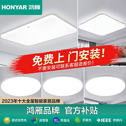 HONYAR 鸿雁 照明led客厅吸顶灯客厅灯灯具套餐阳台灯卧室灯节能灯