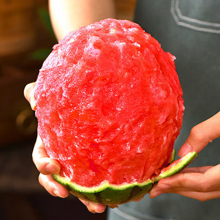 京百味 网红手剥冰糖子2k西瓜 头茬4-5斤礼盒装（1-2个瓜） 源头直发