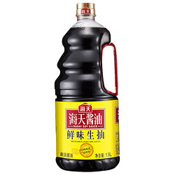 海天 酱油鲜味生抽1.9L 大桶装家用炒菜凉拌菜酿造美味鲜酱油