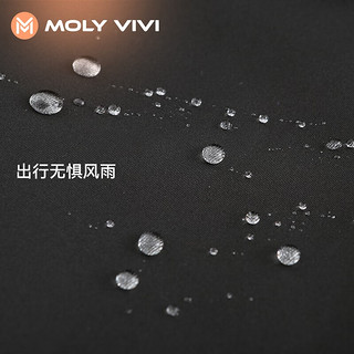 MOLY VIVI冲锋软壳裤女防风服滑雪裤登山直筒工装裤薄款徒步裤魔力薇薇 经典黑-春夏清爽薄款