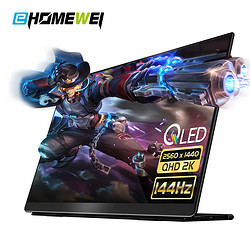 EHOMEWEI 一泓微 Q1g plus 17.3英寸便携显示器（2560*1440、144Hz）