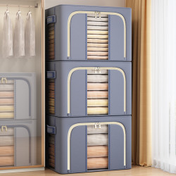 sivass希维思抗菌衣服收纳箱家用衣柜衣物被子整理盒布艺折叠储物筐袋