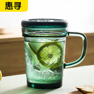 惠寻 国粹文化发财杯玻璃水杯茶杯早餐杯 【本店】发财杯/ 450ml 1只