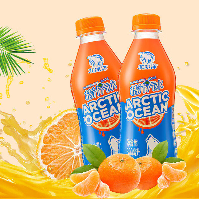 北冰洋 桔汁汽水 300ml*12瓶