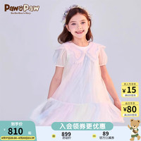 Paw in Paw PawinPaw卡通小熊童装24夏季女童翻领幻彩连衣裙 Mix混合色/99 110