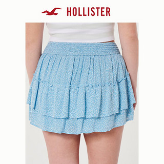 HOLLISTER24春夏甜美辣妹高腰层叠式裙裤 女 358286-1 蓝色碎花 XXS (160/80A)