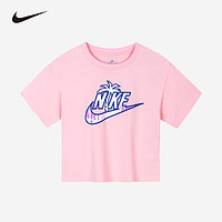 NIKE 耐克 儿童童装T恤NY2422754PS-001 冰晶粉 110/52