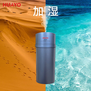 HUAYO车载净化器空气净化器加湿器车内桌面办公室一键操作 SU7 灰黑色